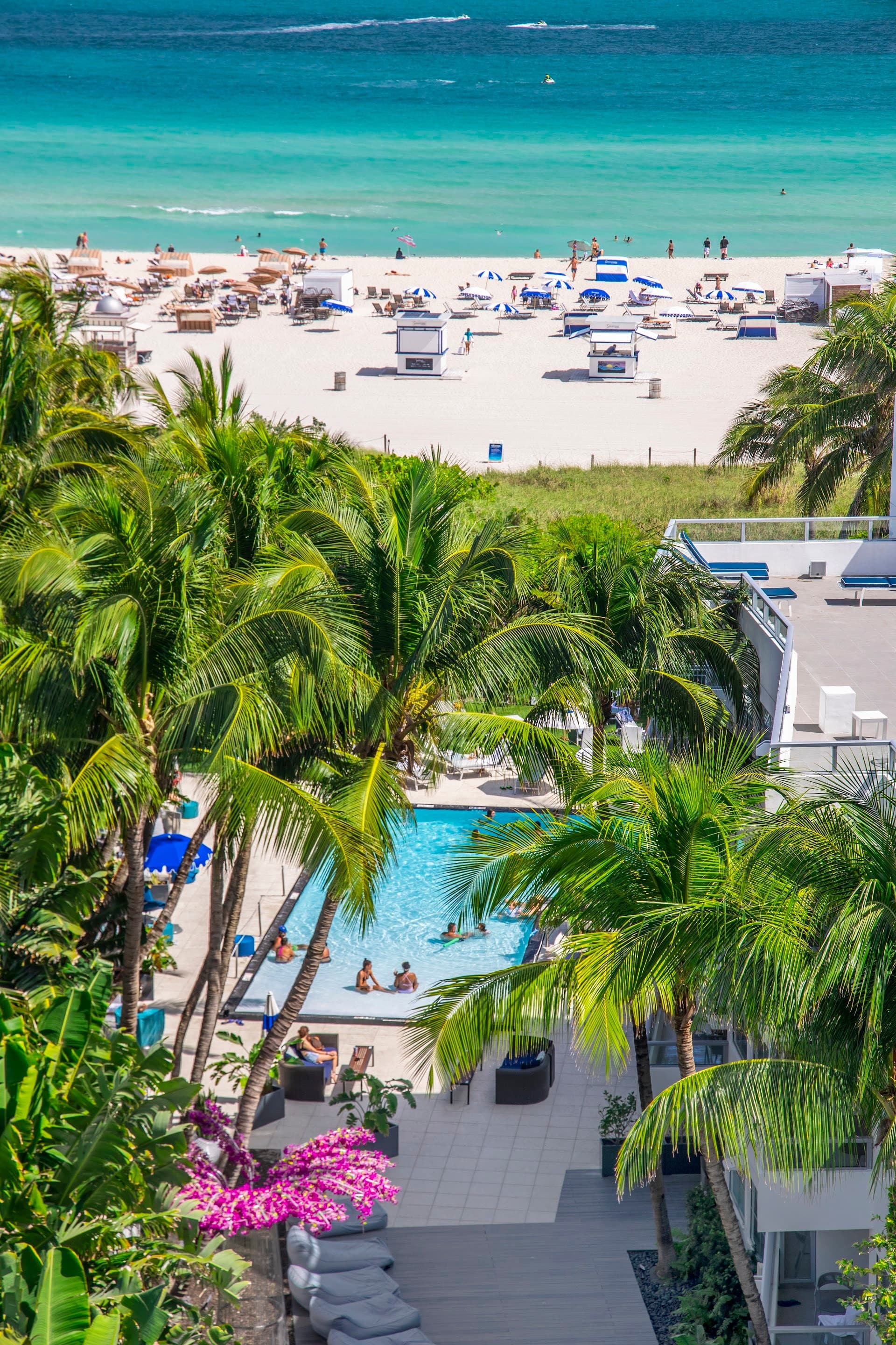 Stunning view from The Sagamore Hotel South Beach, 1671 Collins Ave