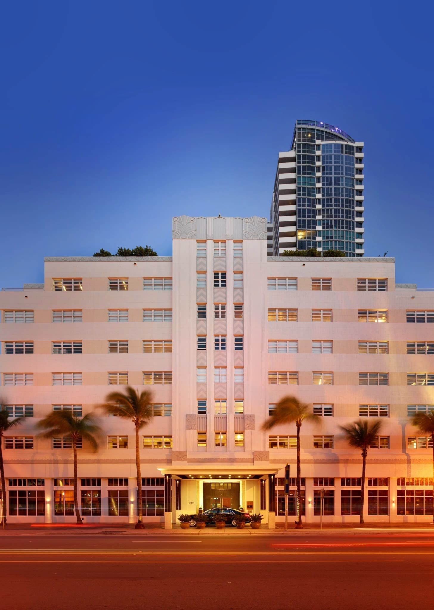 The Setai, Miami Beach architectural exterior view