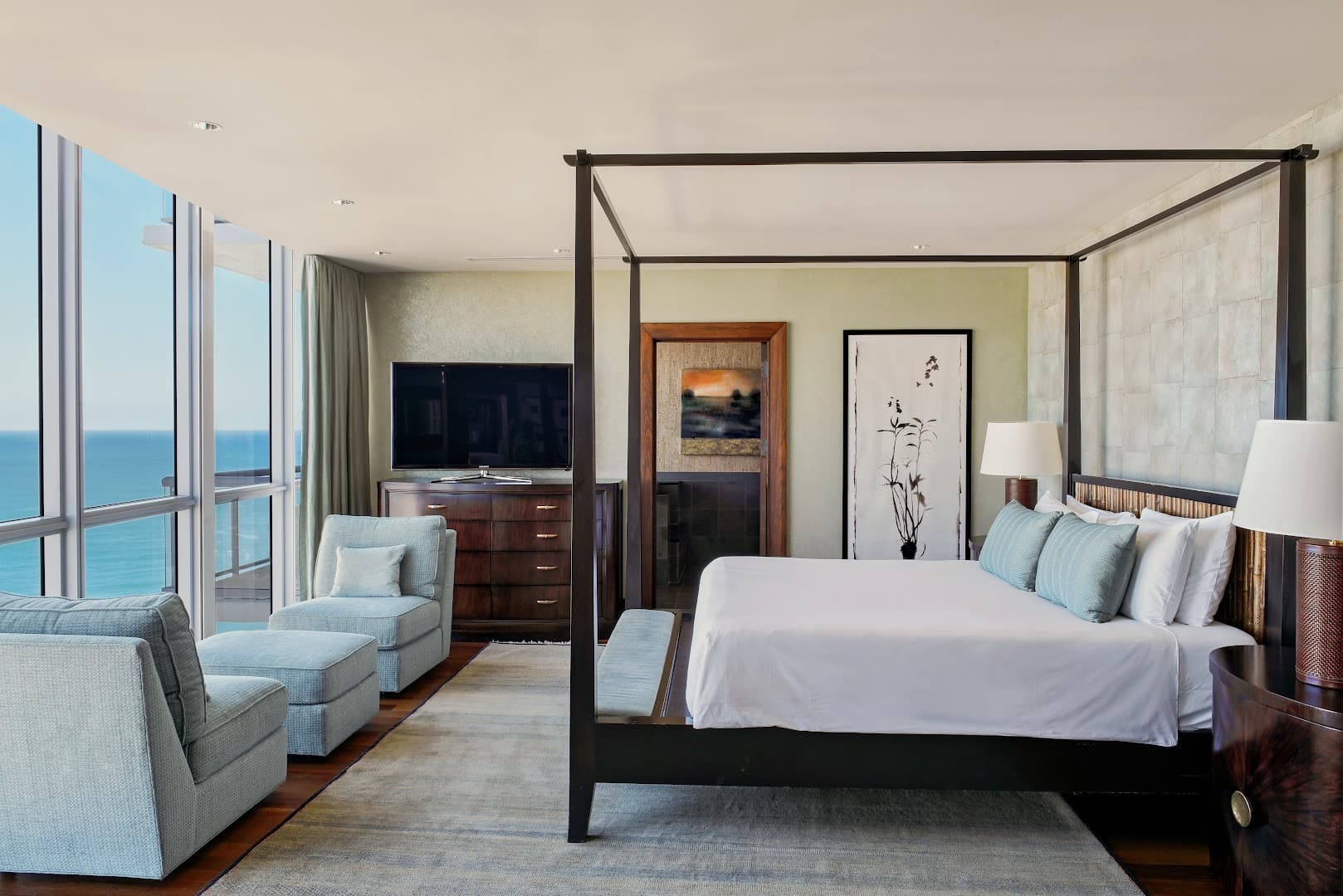 Luxurious room at The Setai, Miami Beach