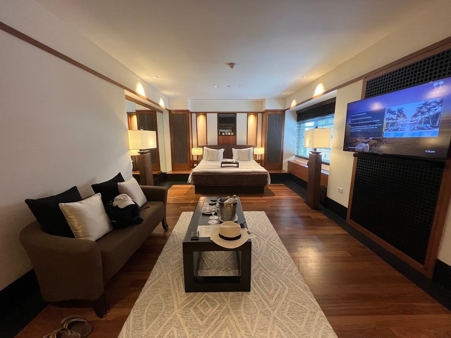 Luxurious room at The Setai, Miami Beach