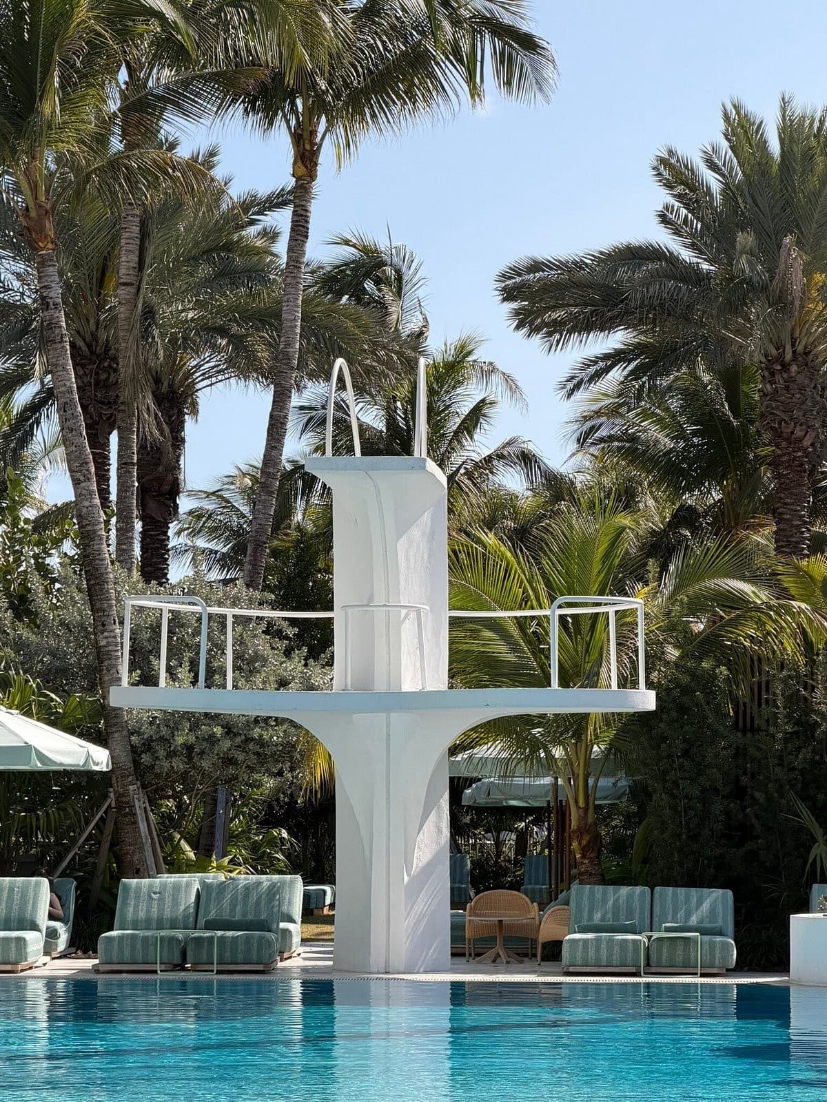 Diving board and pool at The Shelborne By Proper, Miami Beach