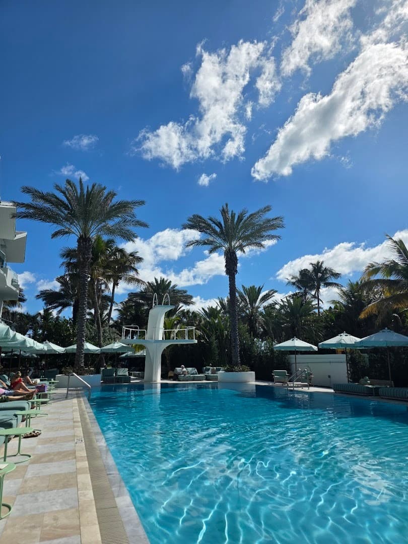 Pool area at The Shelborne By Proper in Miami Beach