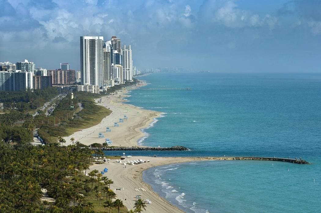 Ocean view from The St. Regis Bal Harbour Resort in Miami Beach