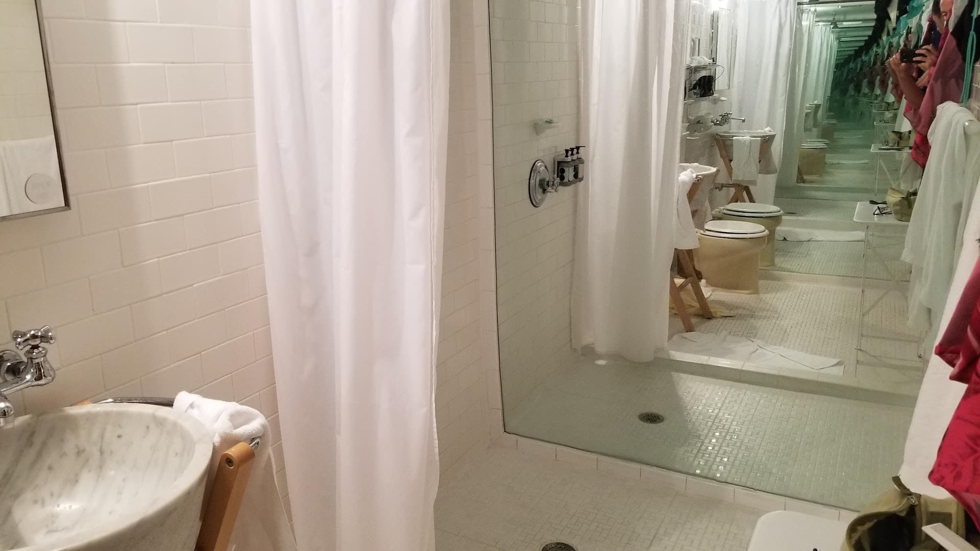Luxurious bathroom at The Standard Spa, Miami Beach