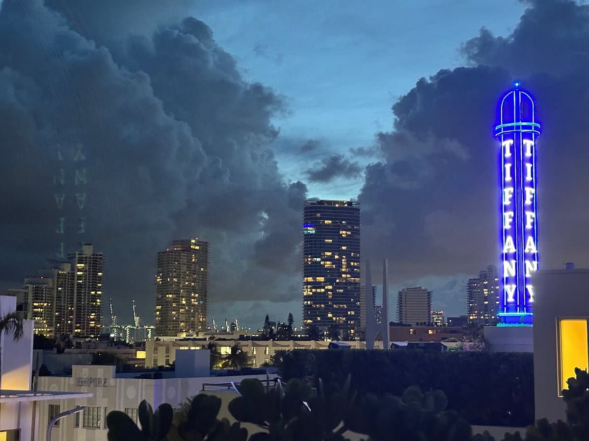 Scenic view from The Tony Hotel South Beach, Miami Beach