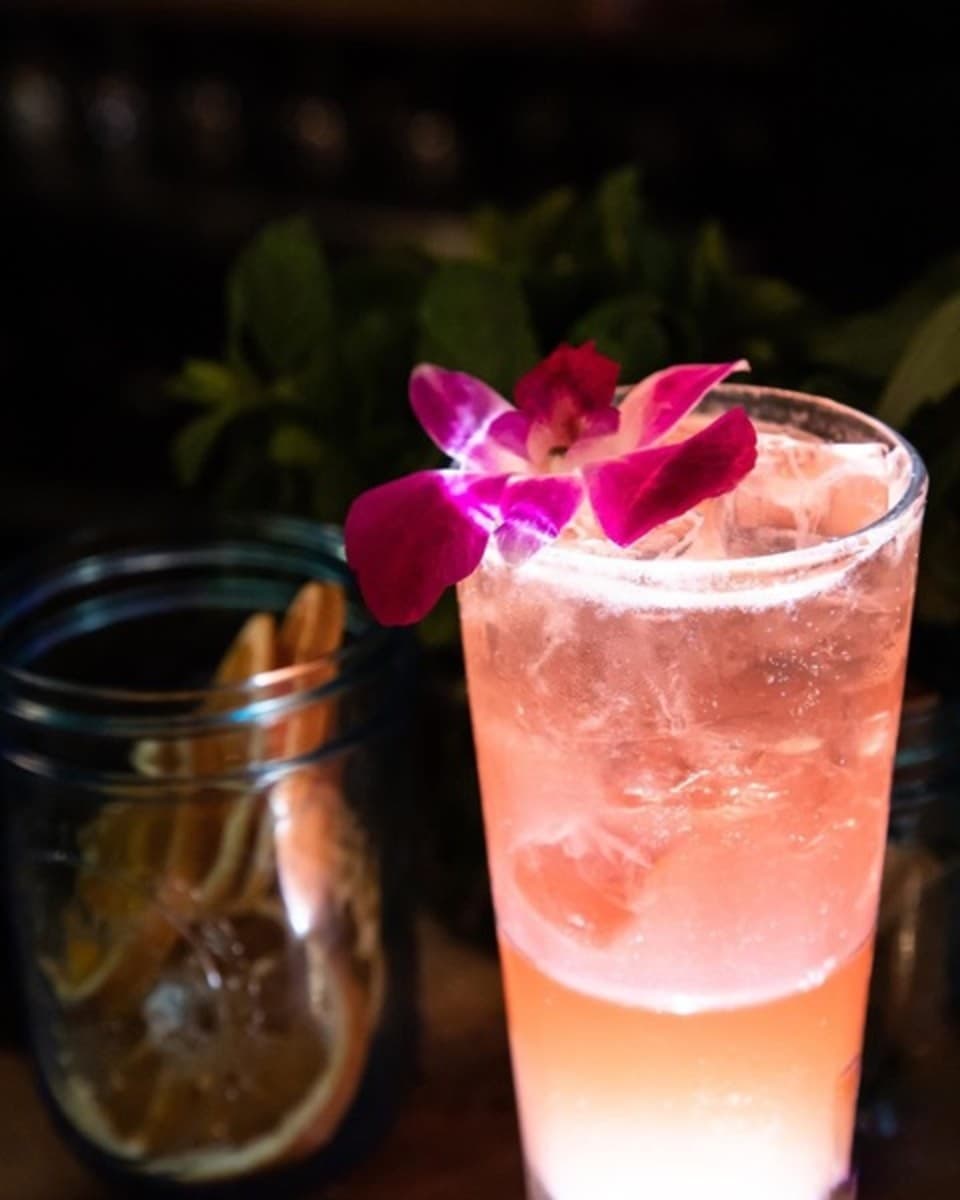 Cocktail at The Twisted Tonic Rooftop Bar in Miami Beach