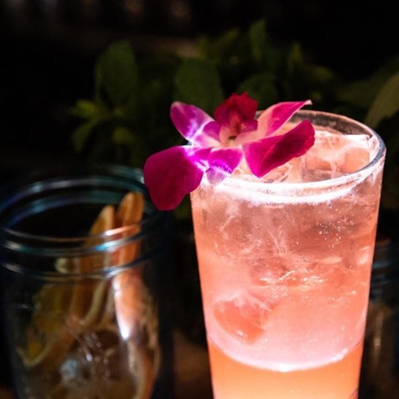 Cocktail at The Twisted Tonic Rooftop Bar in Miami Beach