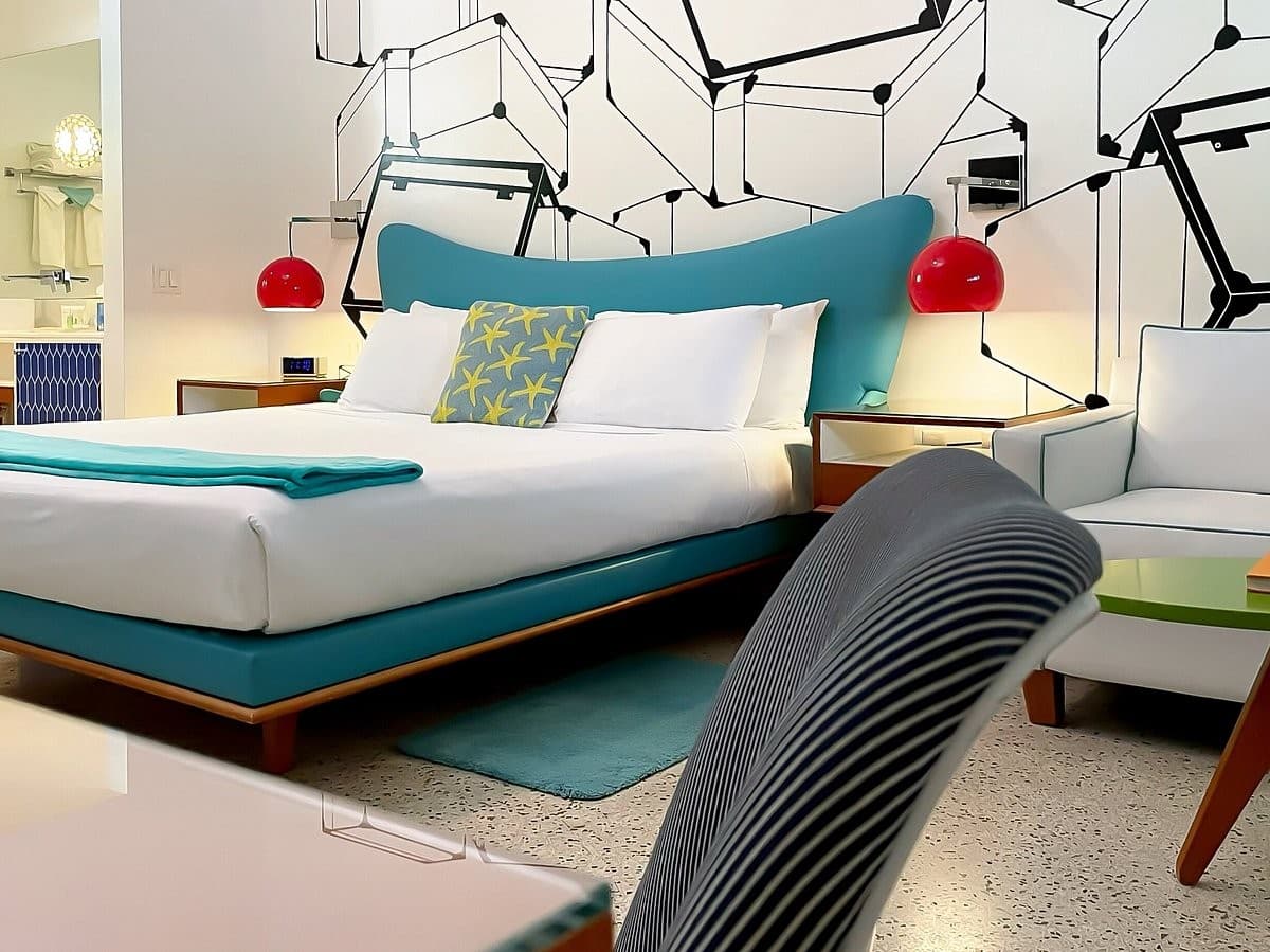 Stylish room at The Vagabond Hotel Miami
