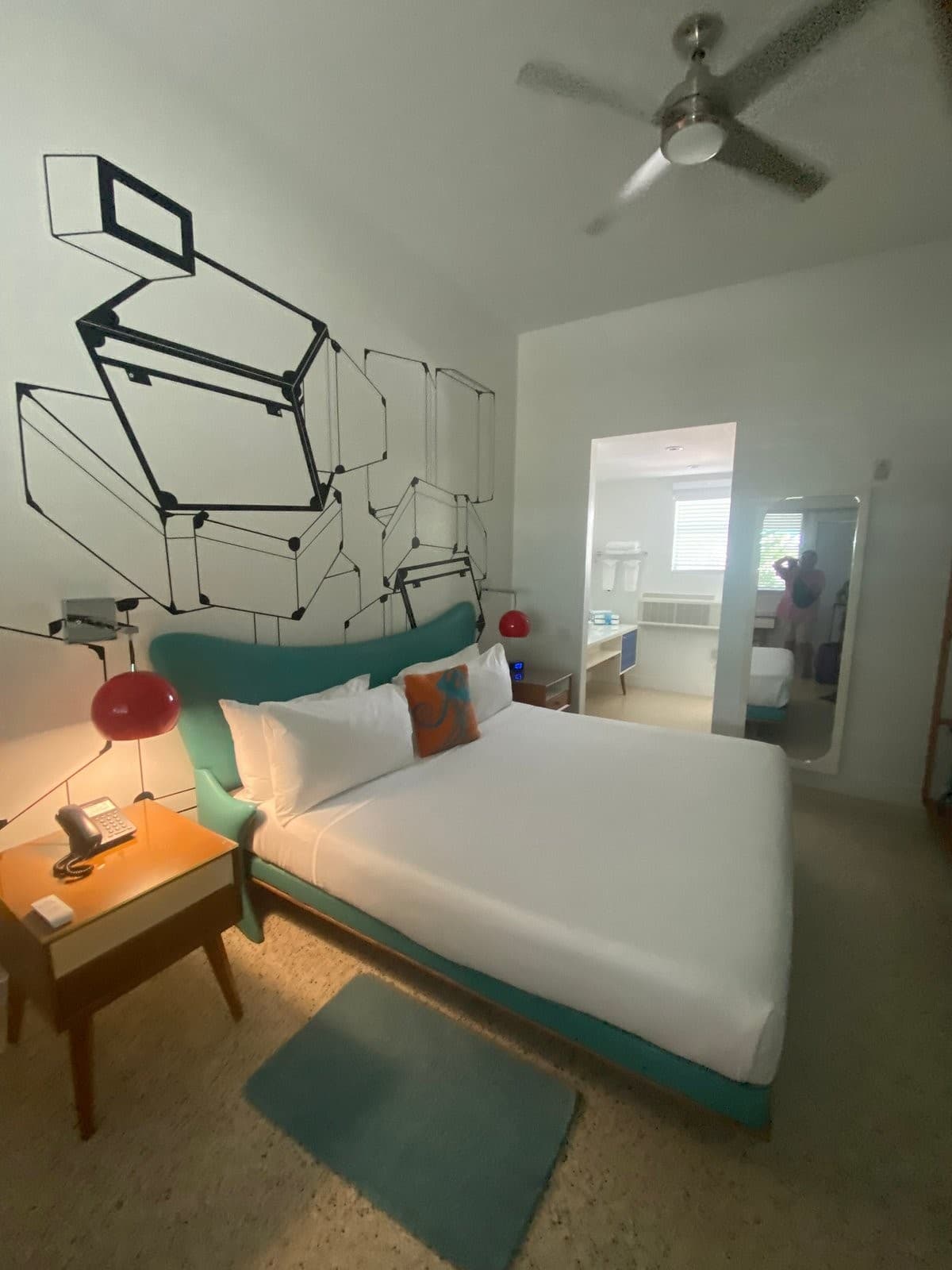 Guest room at The Vagabond Hotel Miami