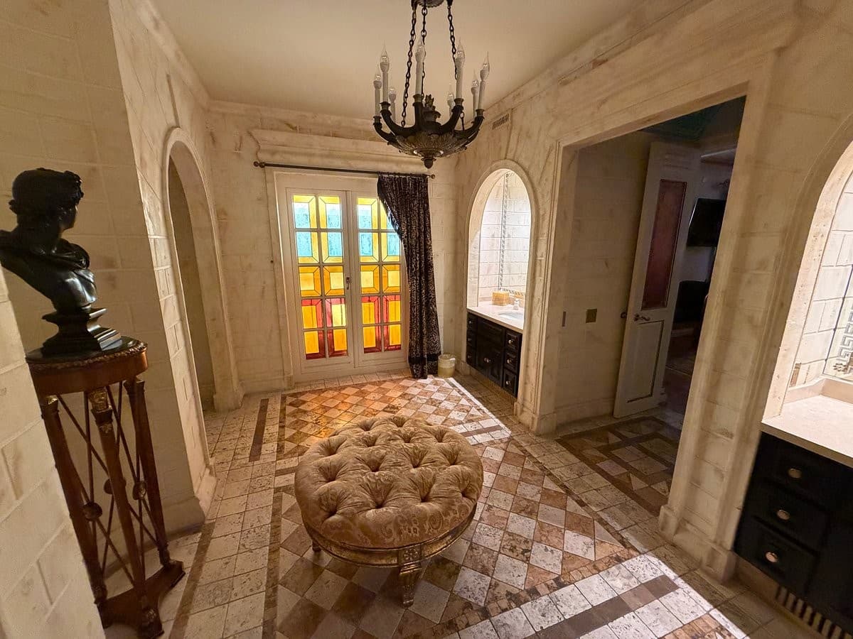 Elegant lobby at The Villa Casa Casuarina in Miami Beach