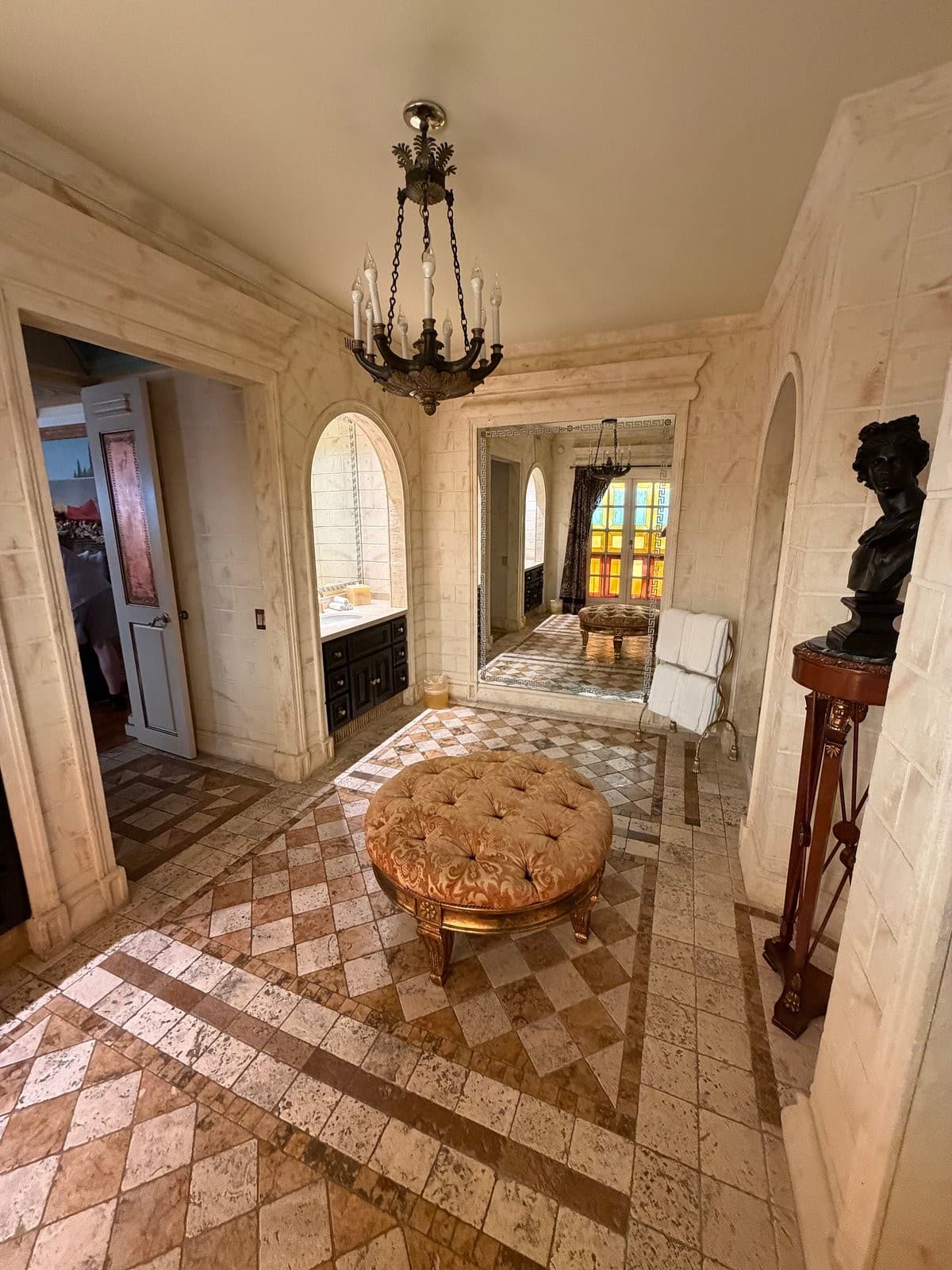 Elegant lobby at The Villa Casa Casuarina in Miami Beach