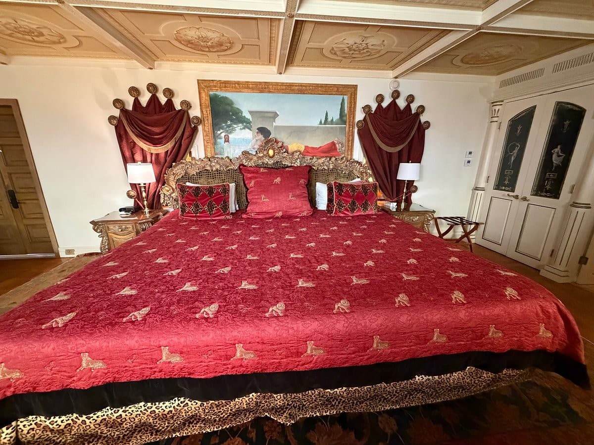 Luxurious bedroom at The Villa Casa Casuarina Miami Beach