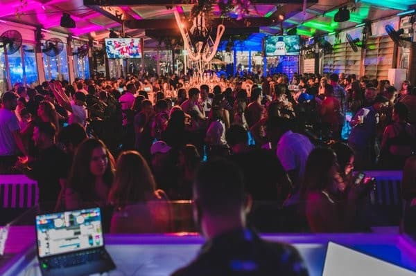 The Wharf Miami nightlife scene with vibrant atmosphere