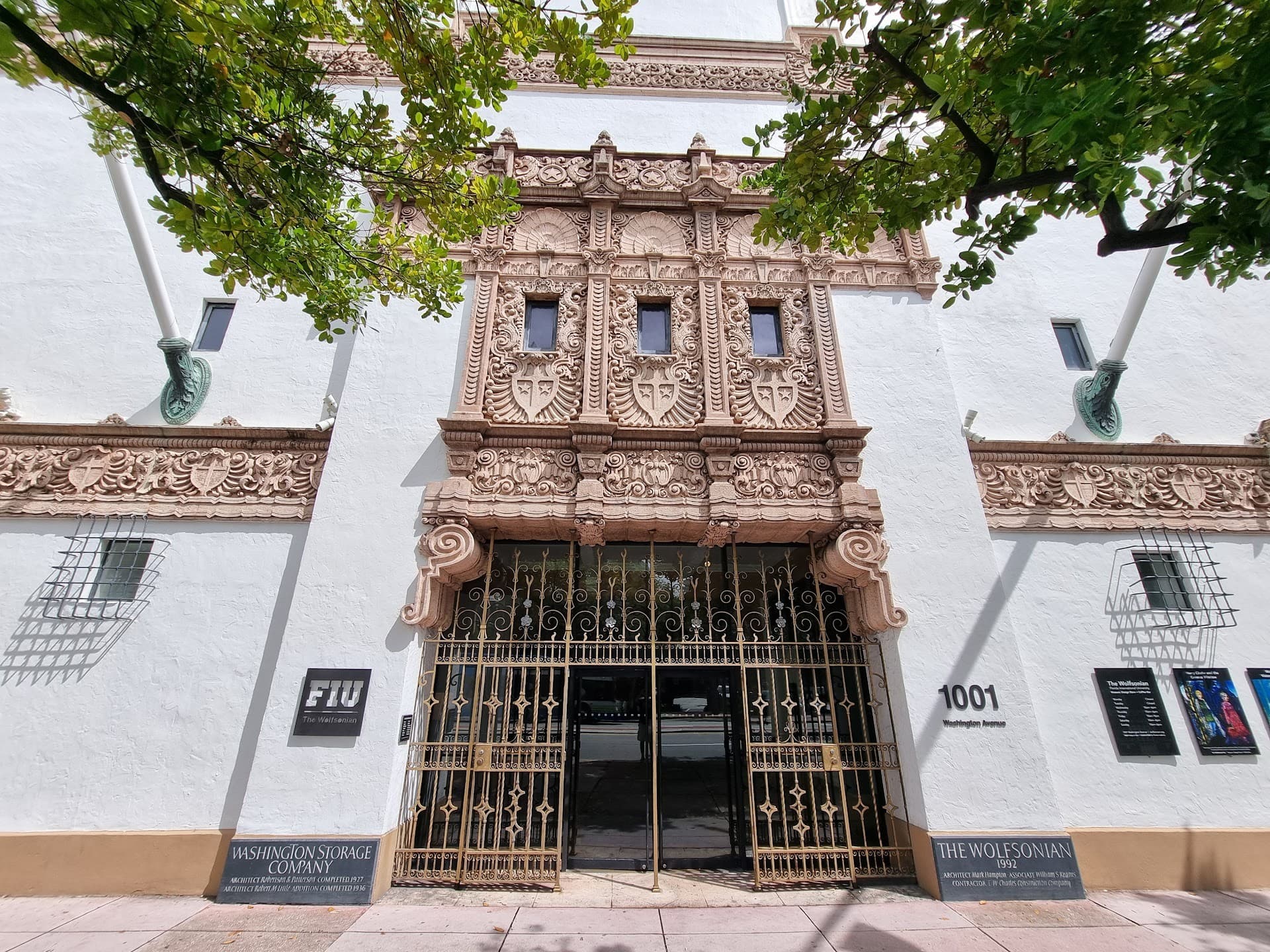 The Wolfsonian-Florida International University entrance in Miami Beach