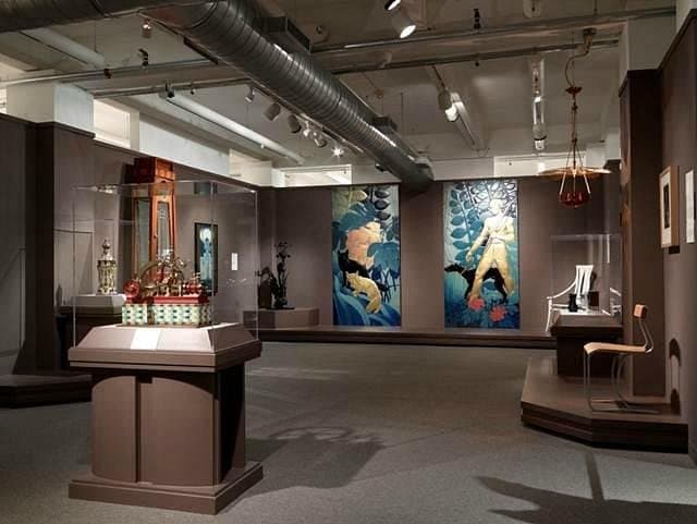 Artistic interior of The Wolfsonian-FIU in Miami Beach