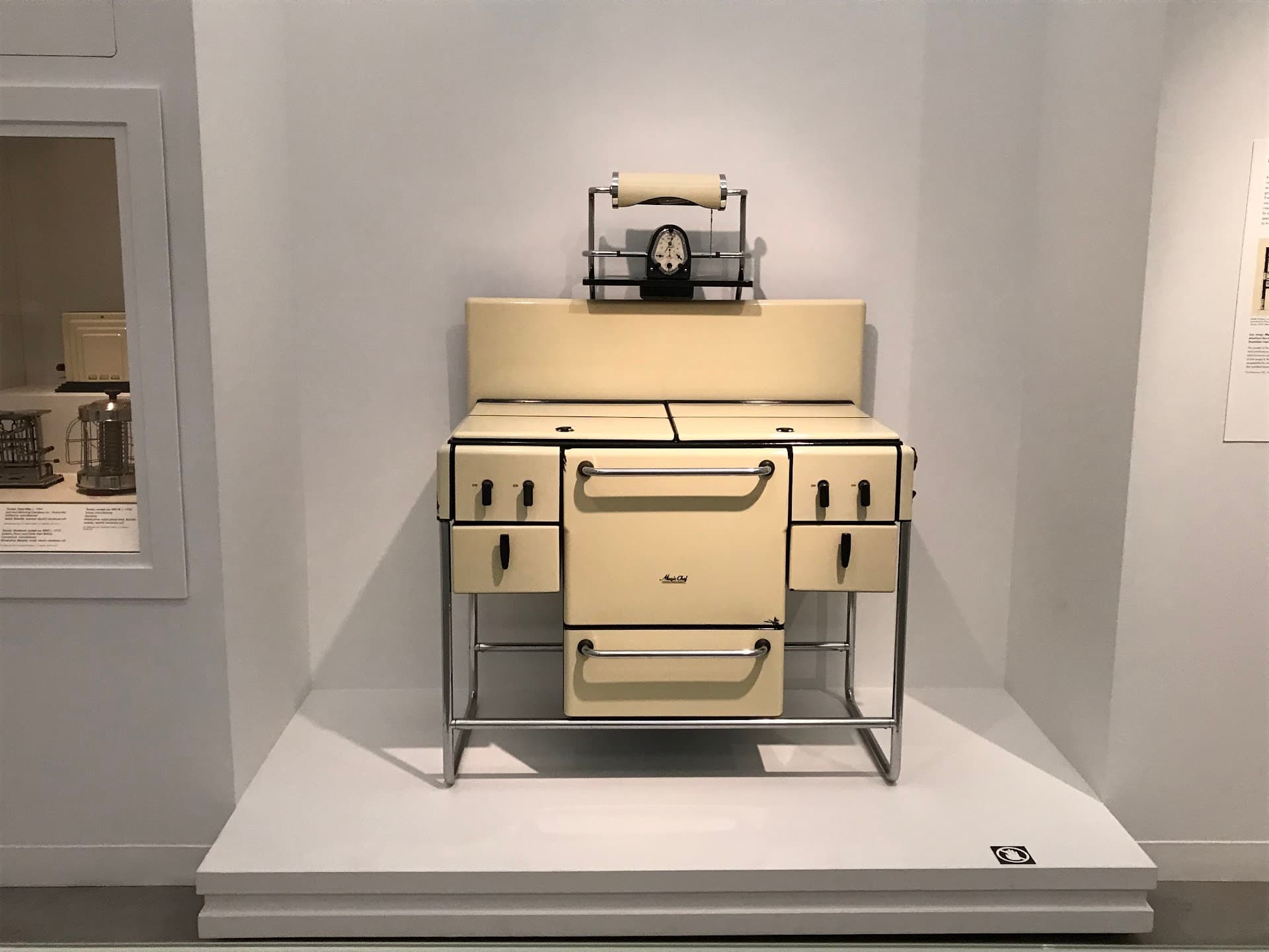 Historic kitchen display at The Wolfsonian, Miami Beach