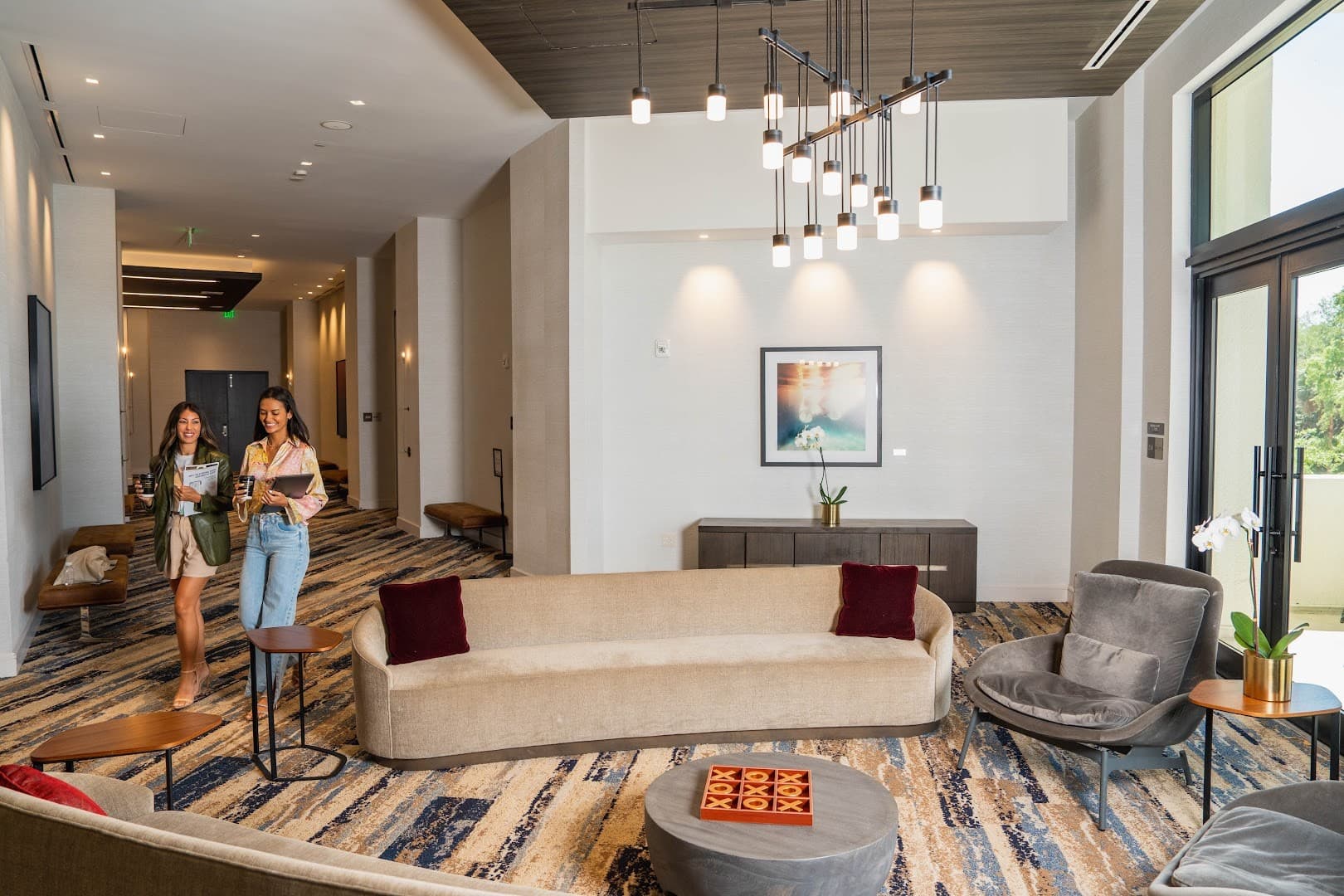 Thesis Hotel Miami Coral Gables lobby with guests