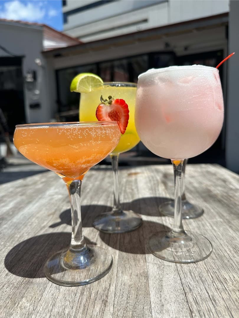 Colorful cocktails at Threefold Cafe in Coral Gables
