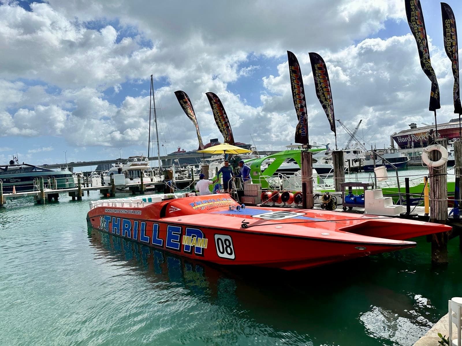 Thriller Miami Speedboat Adventures boat in Miami