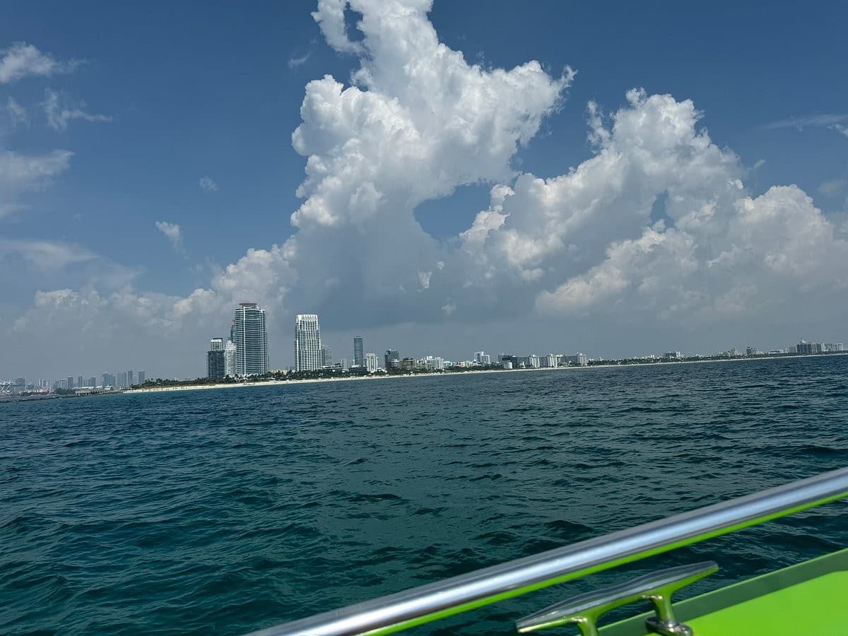 Thriller Miami Speedboat Adventures scenic view