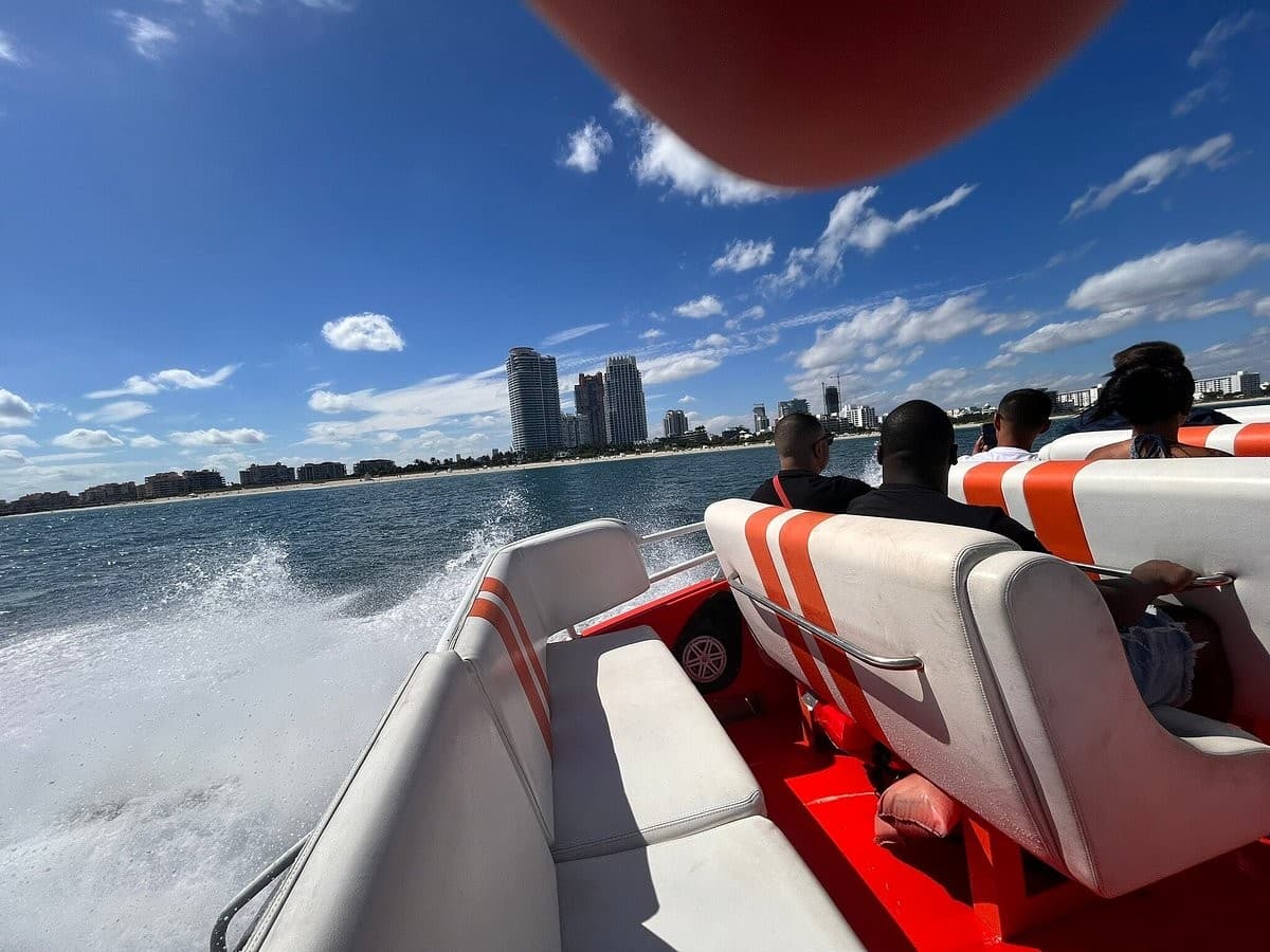 Thriller Miami Speedboat Adventures view of Miami