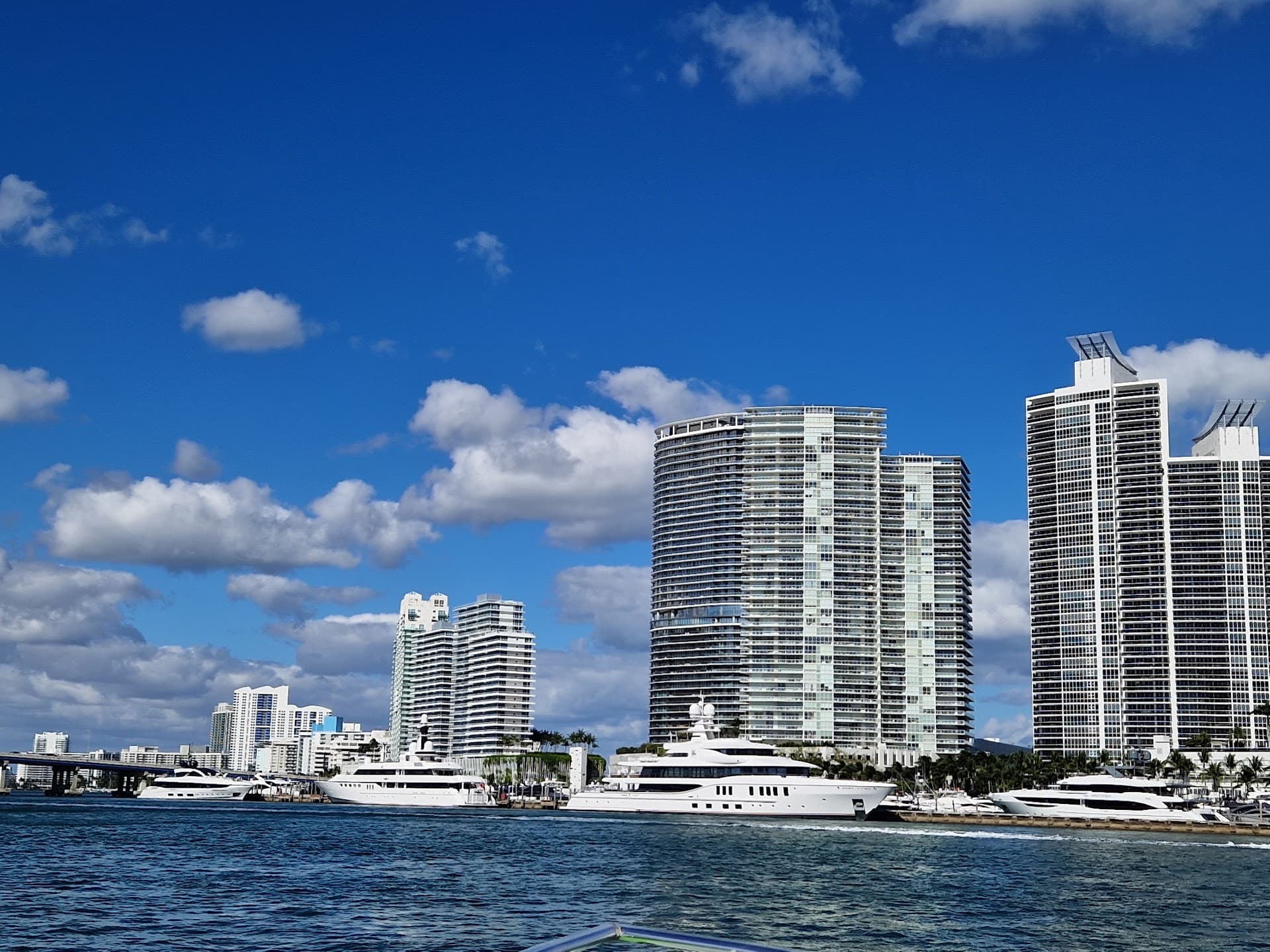 Thriller Miami Speedboat Adventures view of Miami skyline