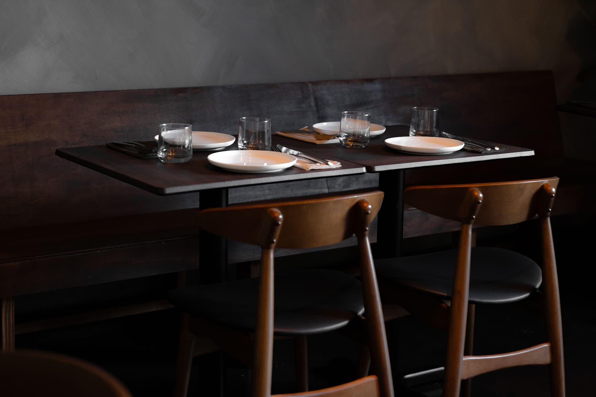 Dining room at To Be Determined restaurant in Miami