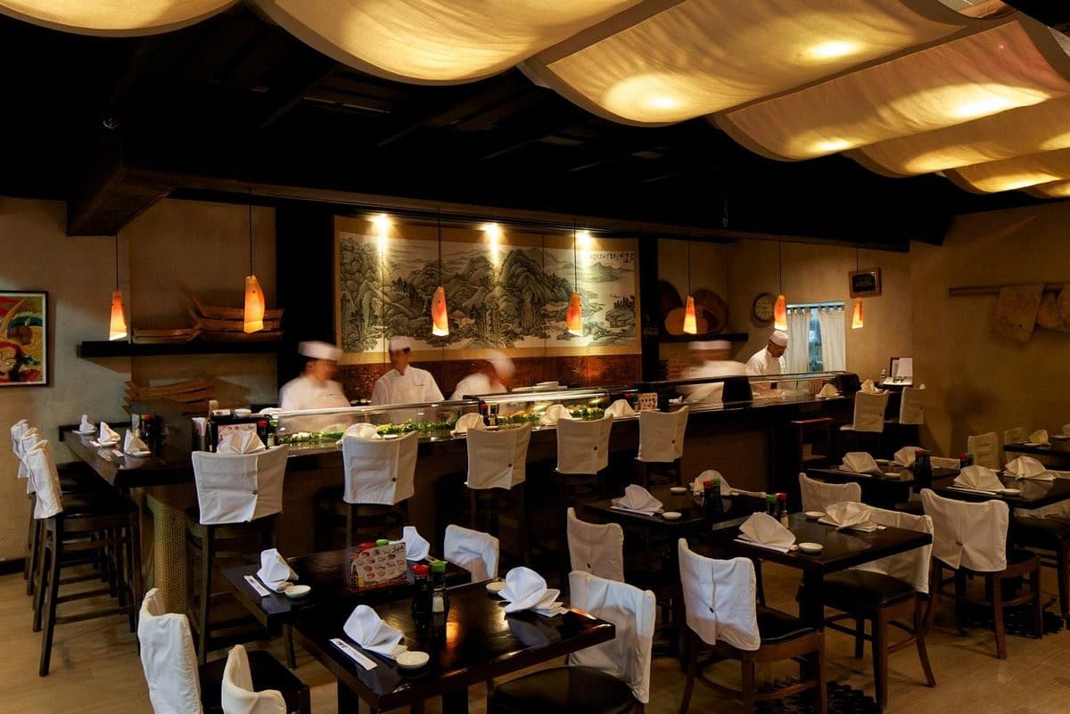 Toni's Sushi Bar interior in Miami Beach
