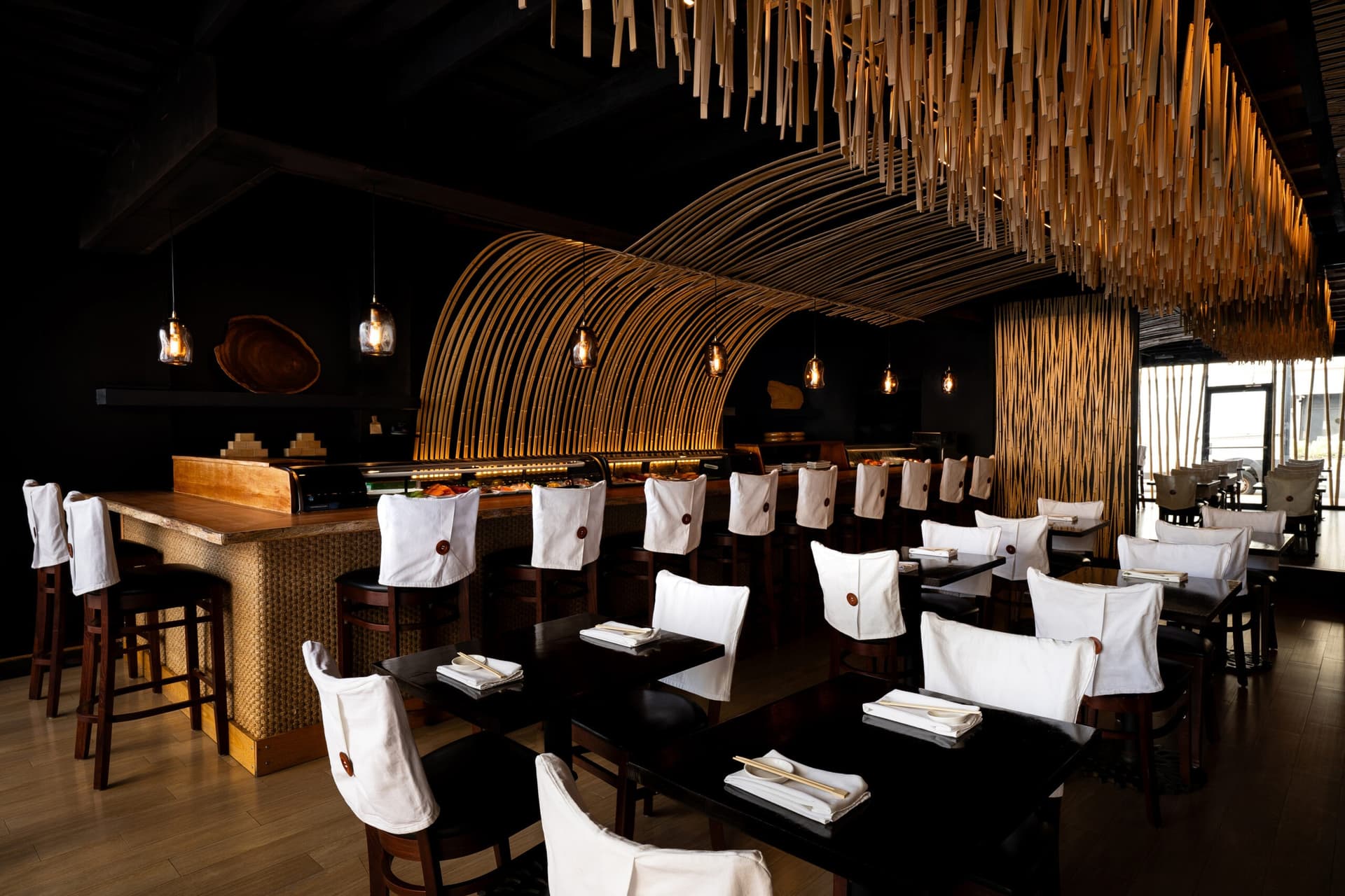 Toni's Sushi Bar interior design in Miami Beach