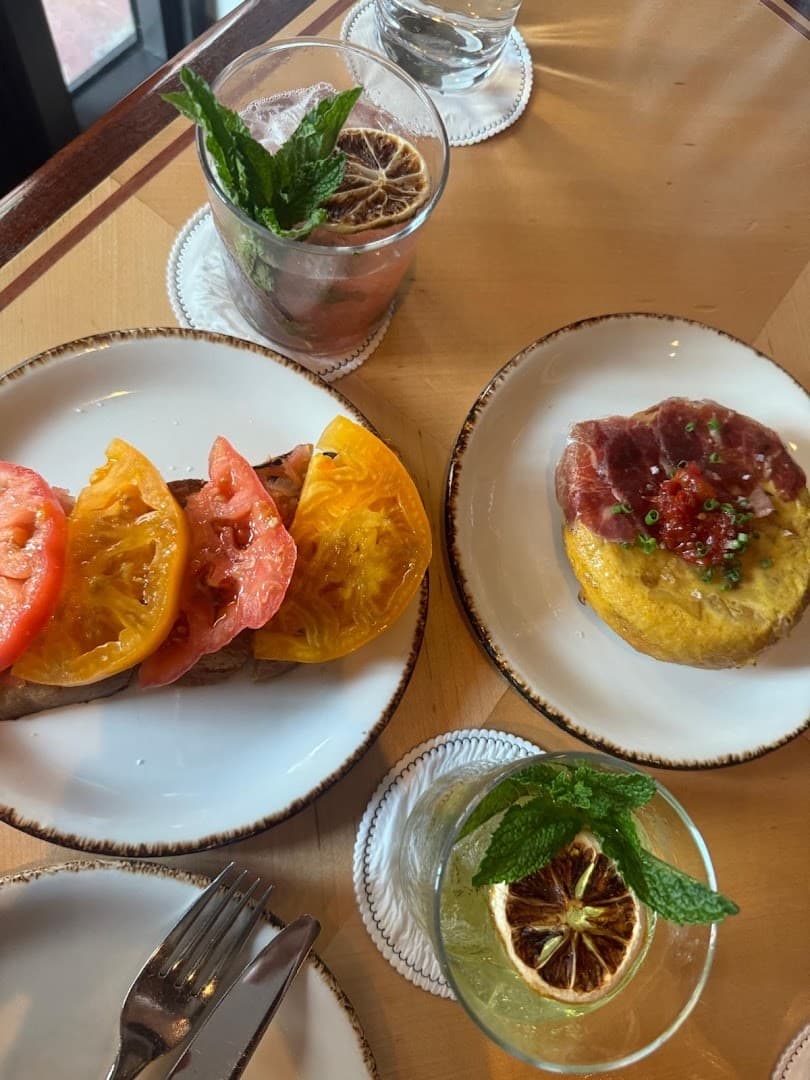 Delicious dishes at Tropezón Miami Beach