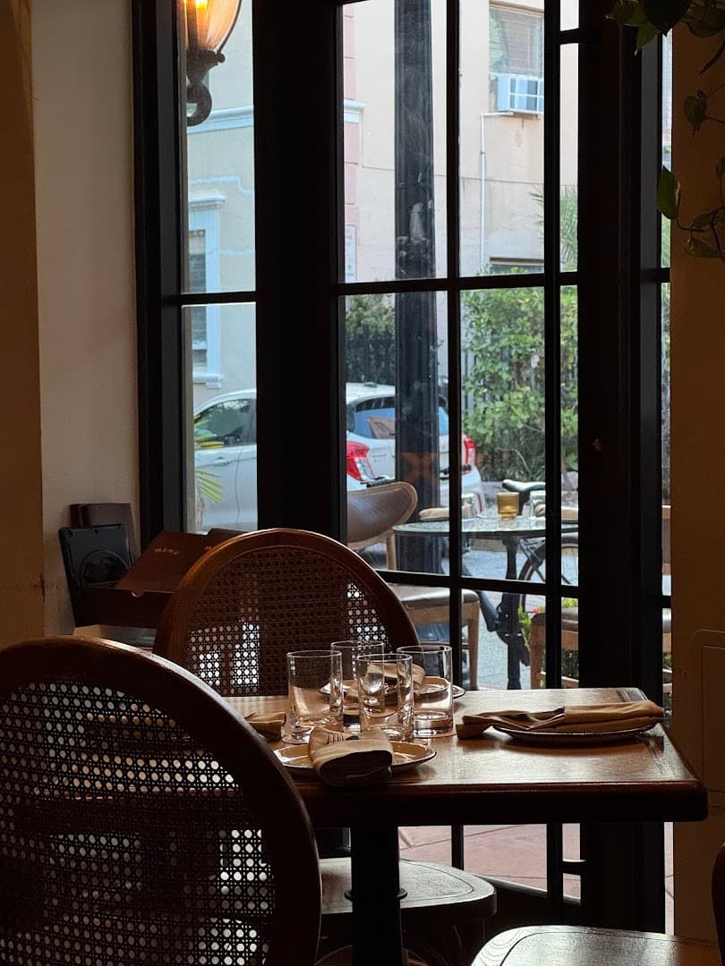 Interior view of Tropezón Miami restaurant