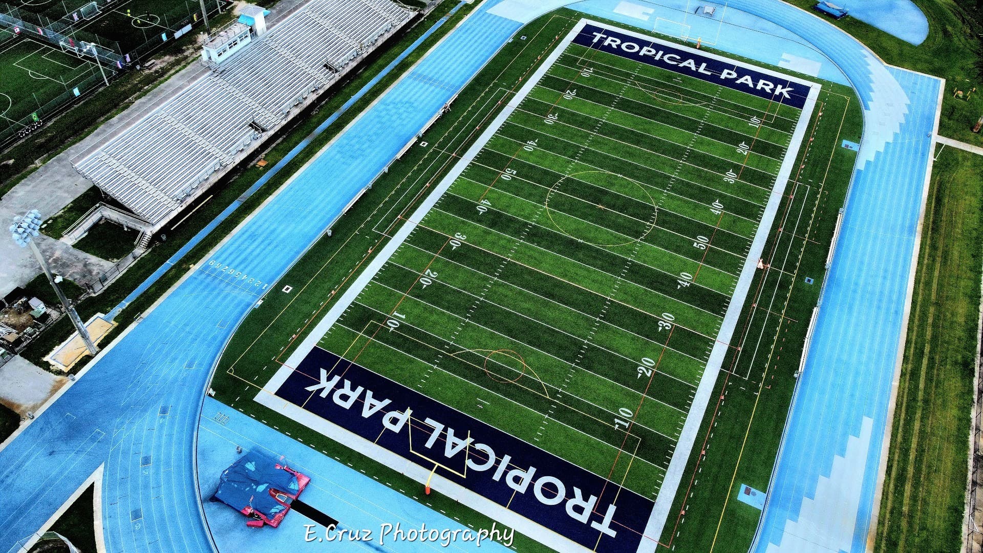 Tropical Park attraction in Miami sports field