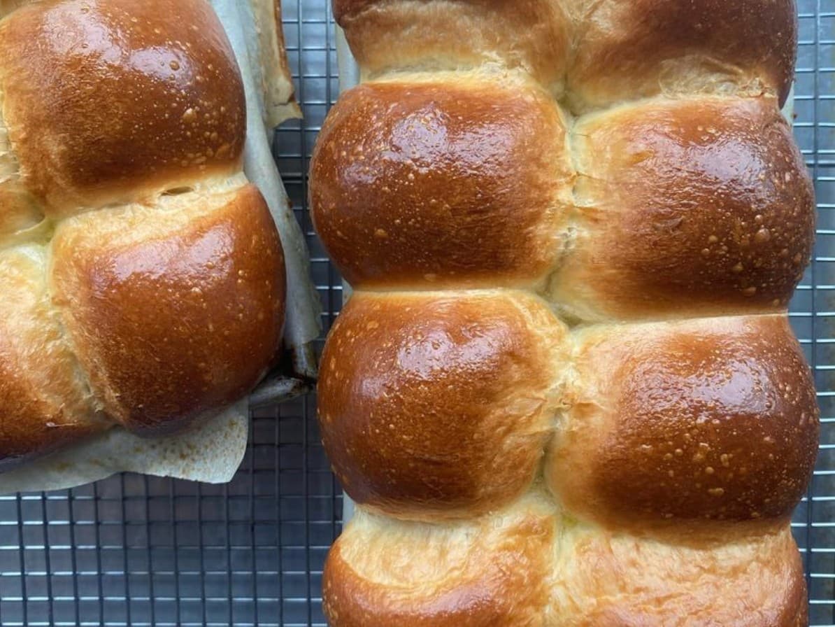 Freshly baked brioche from True Loaf Bakery in Miami Beach