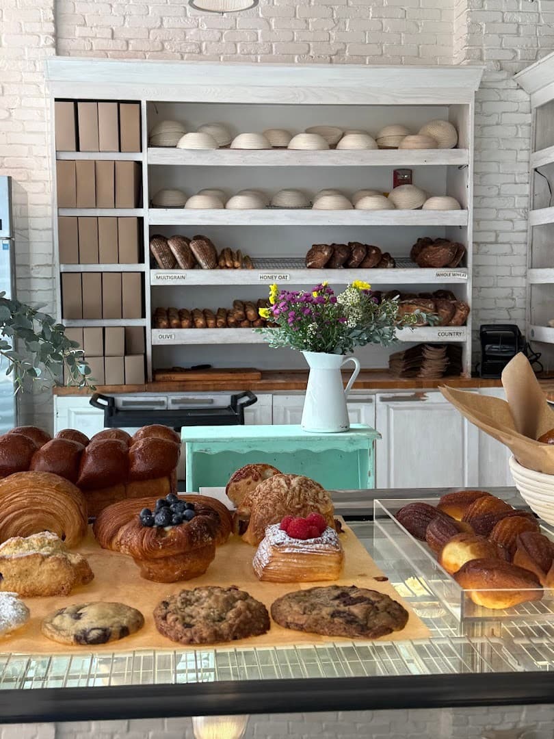 True Loaf Bakery interior with baked goods in Miami Beach