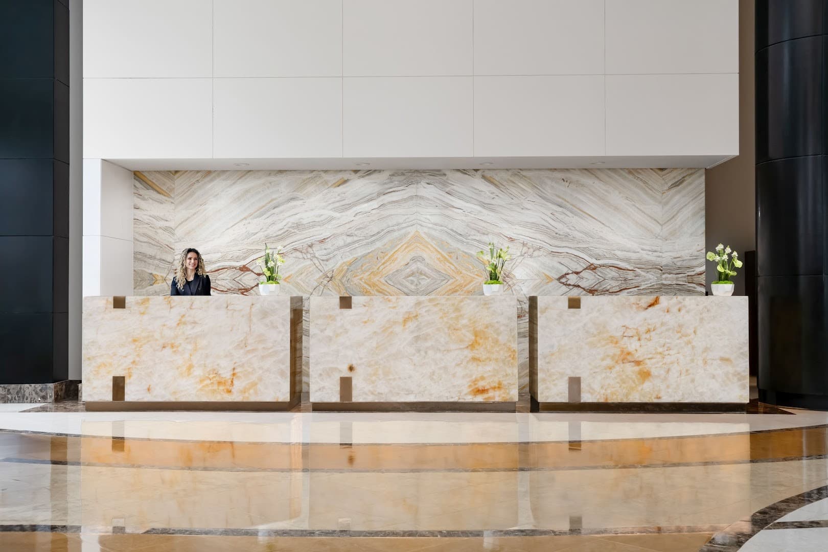 Trump International Beach Resort lobby in Sunny Isles Beach
