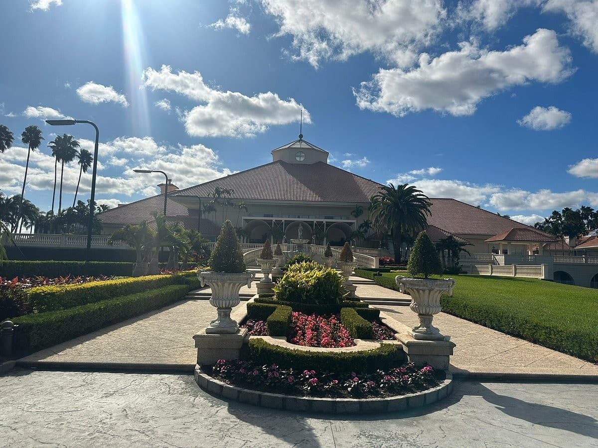 Trump National Doral Miami exterior view with gardens