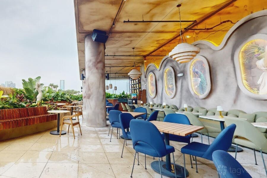 Stylish interior of Tucandela Wynwood in Miami