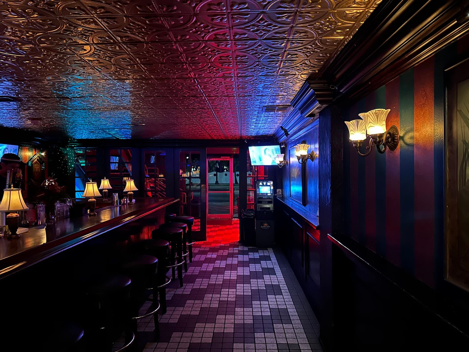 Twist interior space with vibrant lighting in Miami Beach