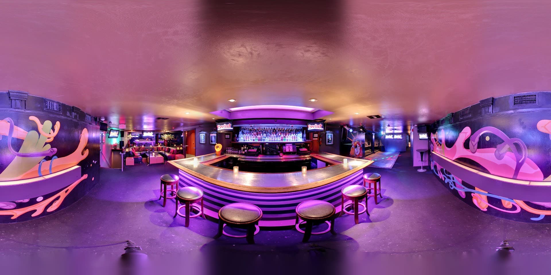 Twist nightlife interior view in Miami Beach