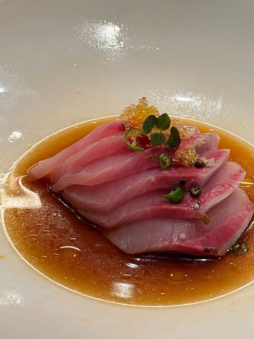 Sashimi dish at Uchi Miami