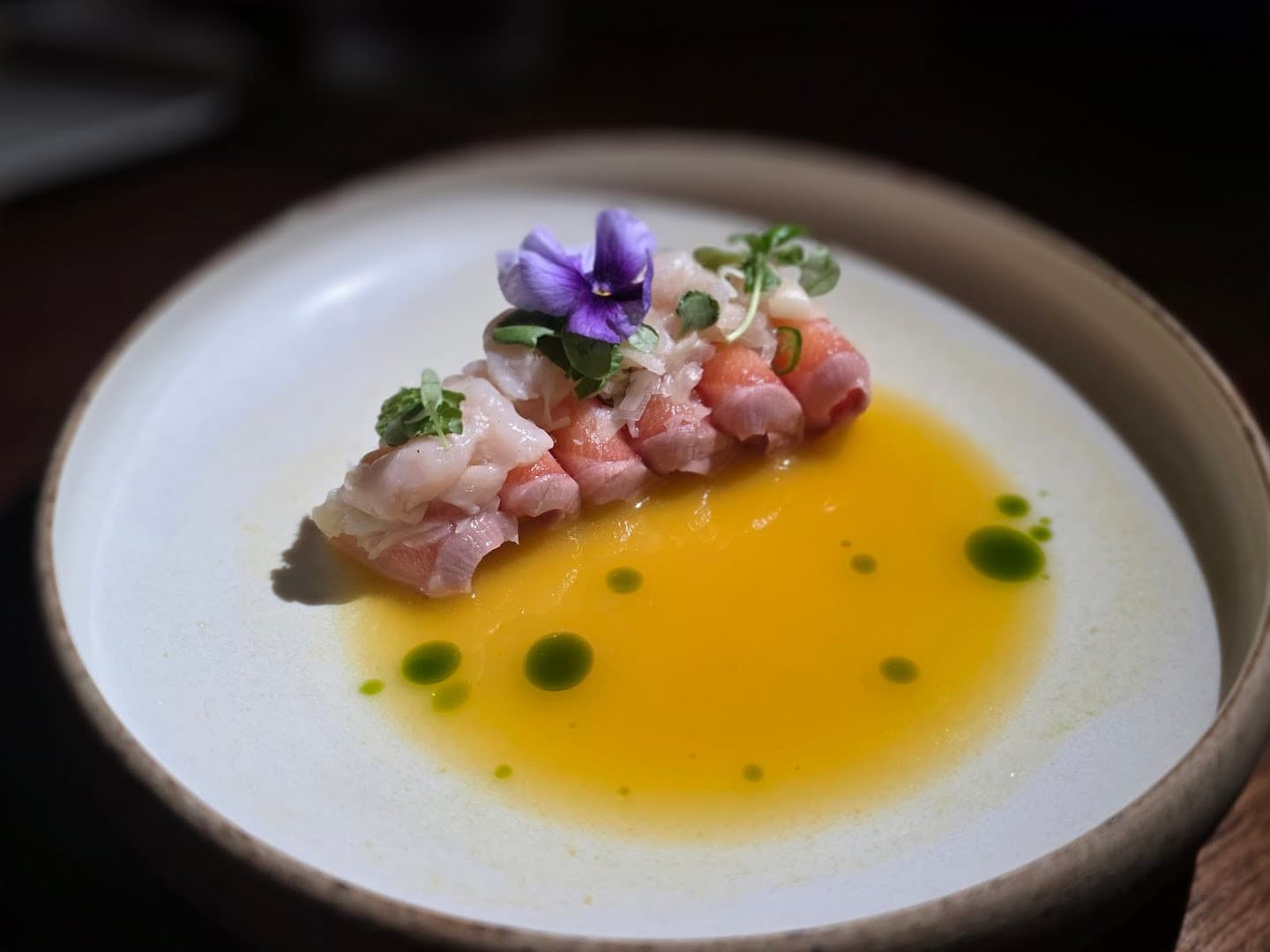 Sashimi dish at Uchi Miami