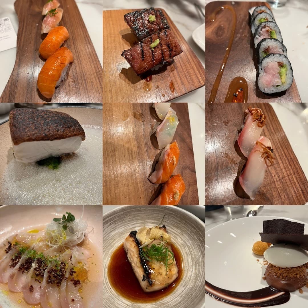 Sushi and sashimi dishes at Uchi Miami