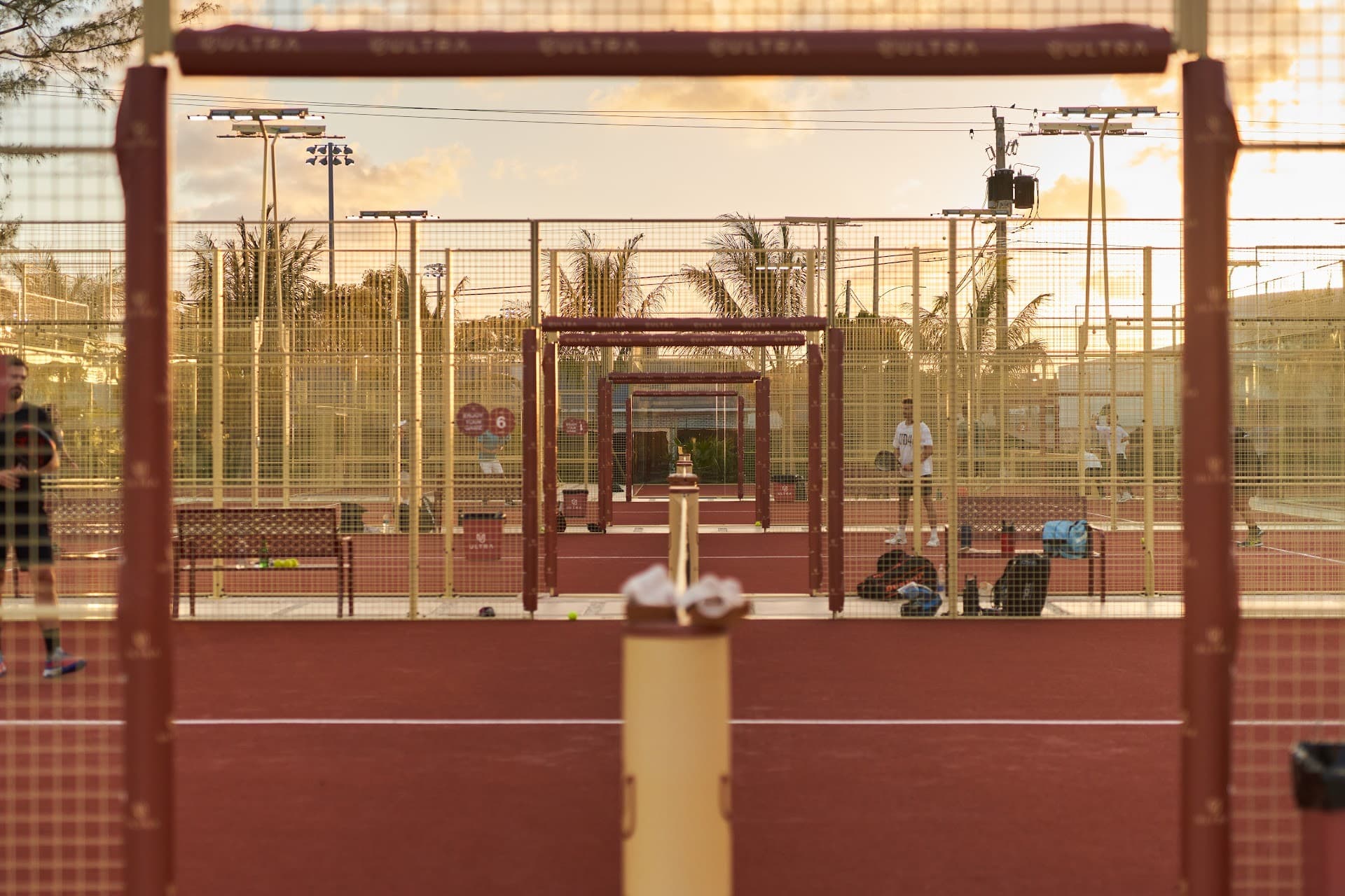 Ultra Padel Club outdoor courts in Miami