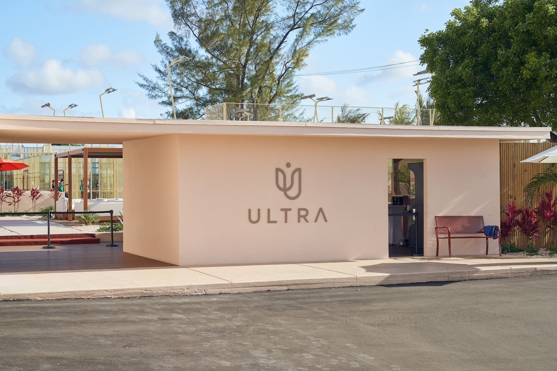 Ultra Padel Club entrance in Miami