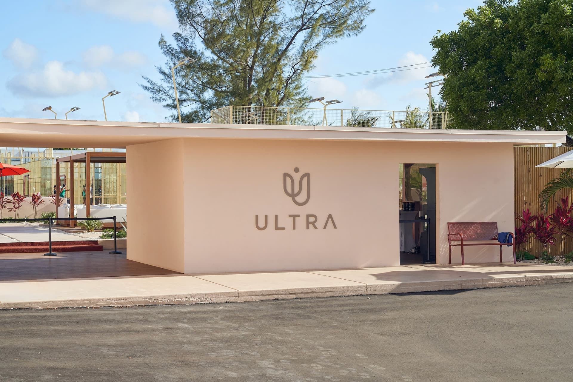 Ultra Padel Club entrance in Miami