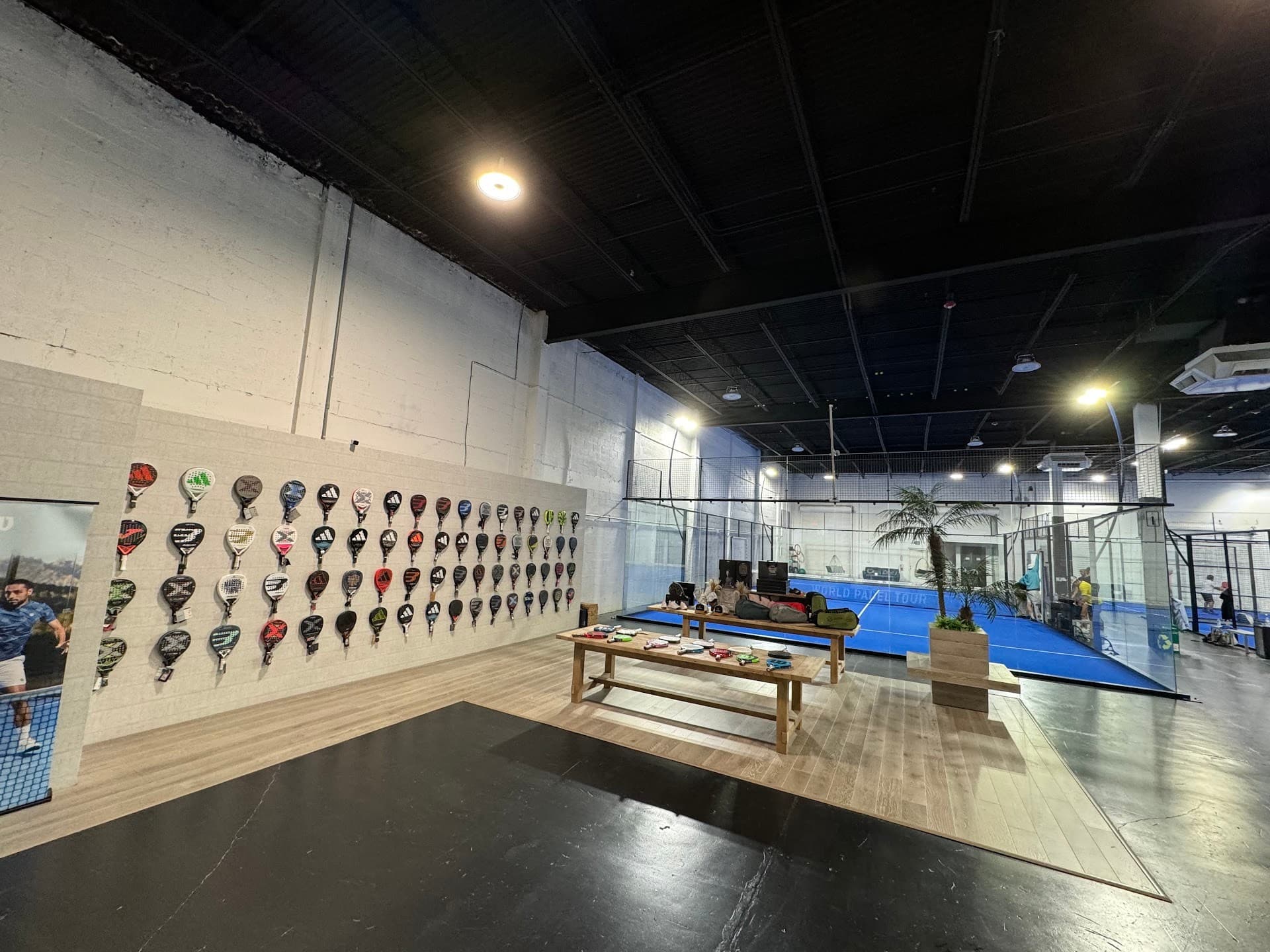 Ultra Padel Club interior view in Miami