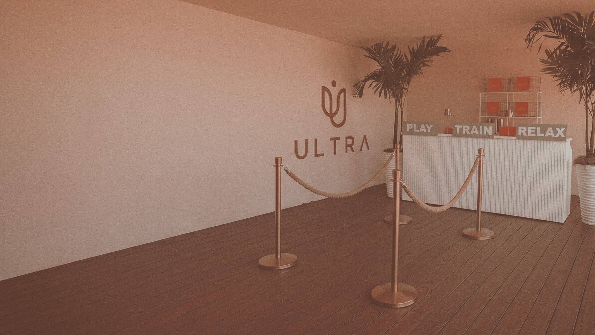 Ultra Padel Club interior space in Miami