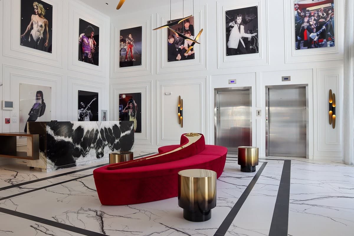 Uma House by Yurbban South Beach lobby in Miami Beach