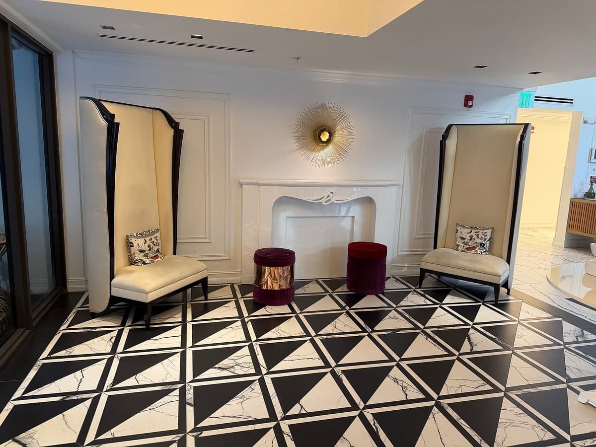 Stylish lobby seating at Uma House by Yurbban South Beach, Miami Beach