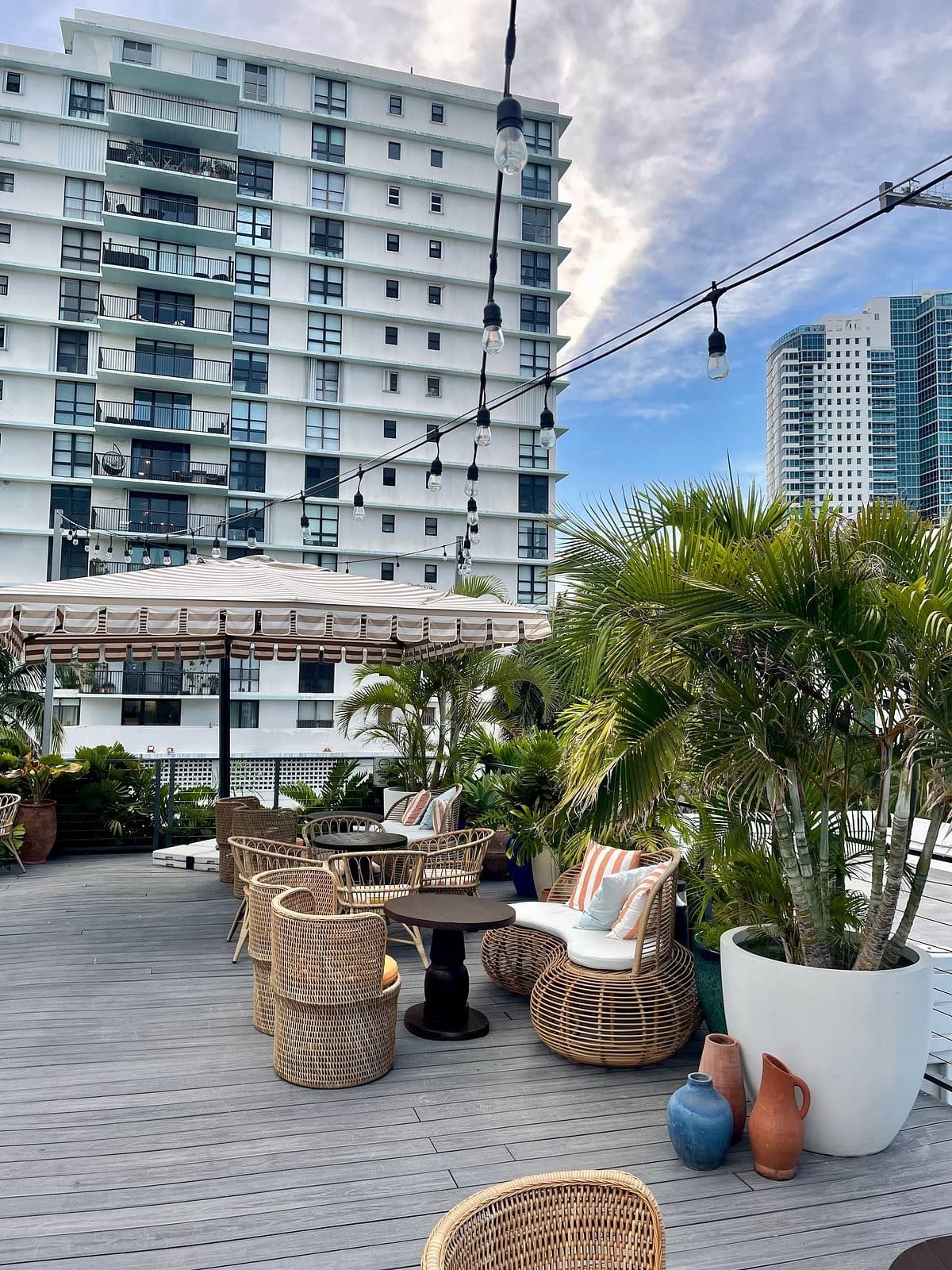 Rooftop lounge at Uma House by Yurbban South Beach, Miami Beach